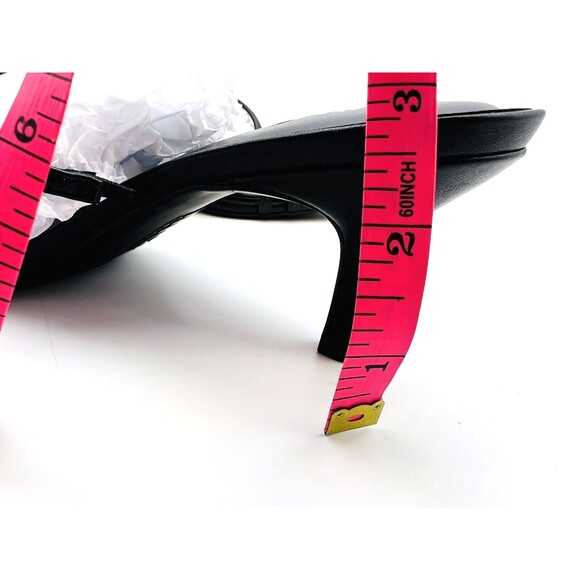 I.N.C. International Concepts Women’s Black Low Heel Sandals Size 8 Disco Slides - Picture 3 of 4